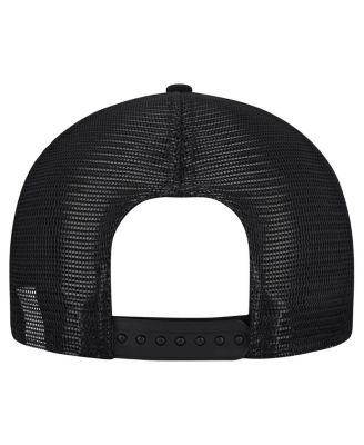 Men's Gray/Black Pittsburgh Steelers Cork Split Panel 9FIFTY Trucker Snapback Hat