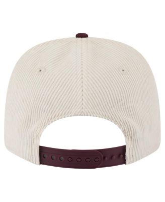 Men's Cream/Maroon Arizona State Sun Devils Loyal Corduroy 9SEVENTY Adjustable Hat