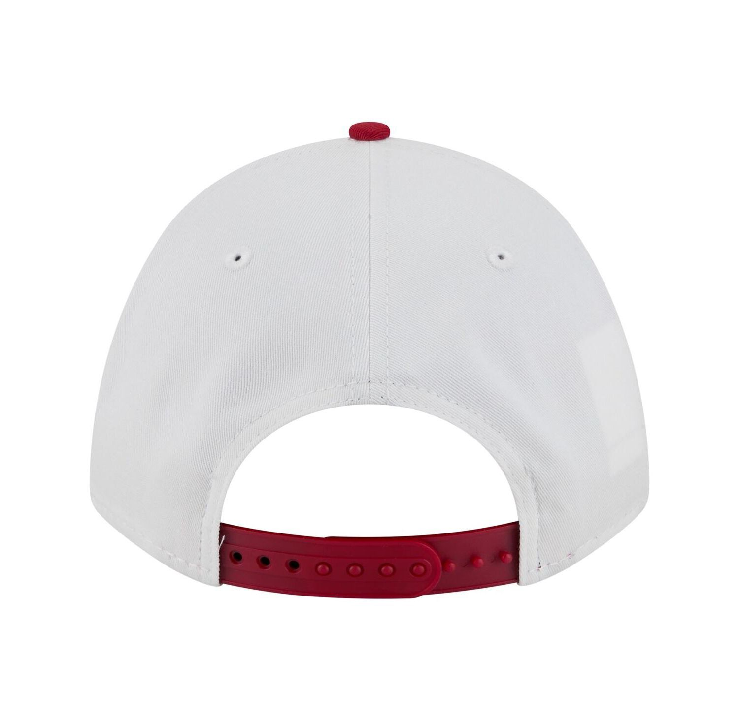 Men's White/Garnet South Carolina Gamecocks Arch Two-Tone Rope 9FORTY A-Frame M-Crown Adjustable Hat