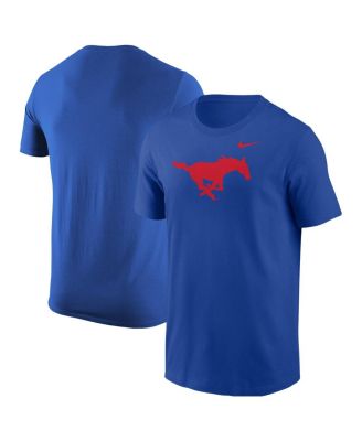 Nike - Men's Royal SMU Mustangs Primary Logo T-Shirt