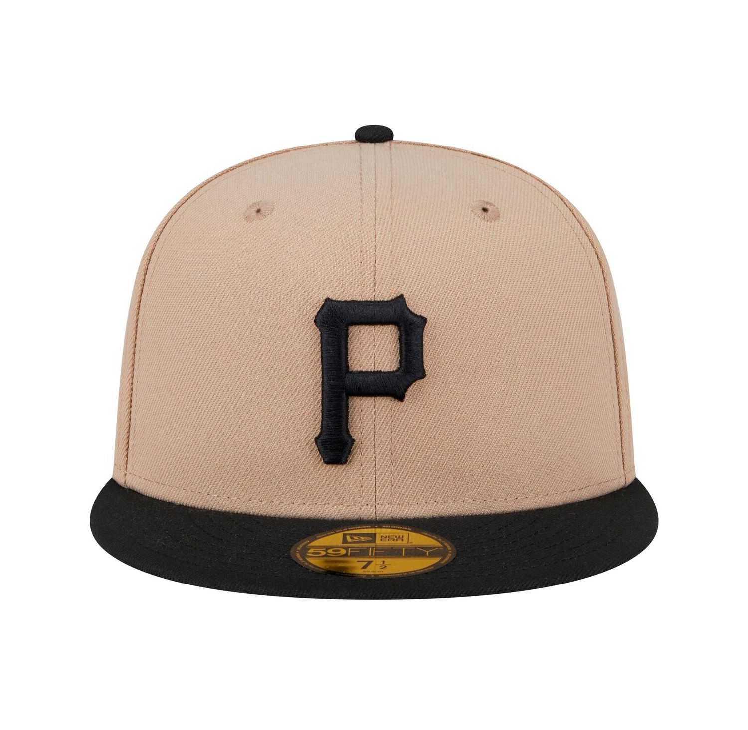 Men's Khaki Pittsburgh Pirates 59FIFTY Fitted Hat