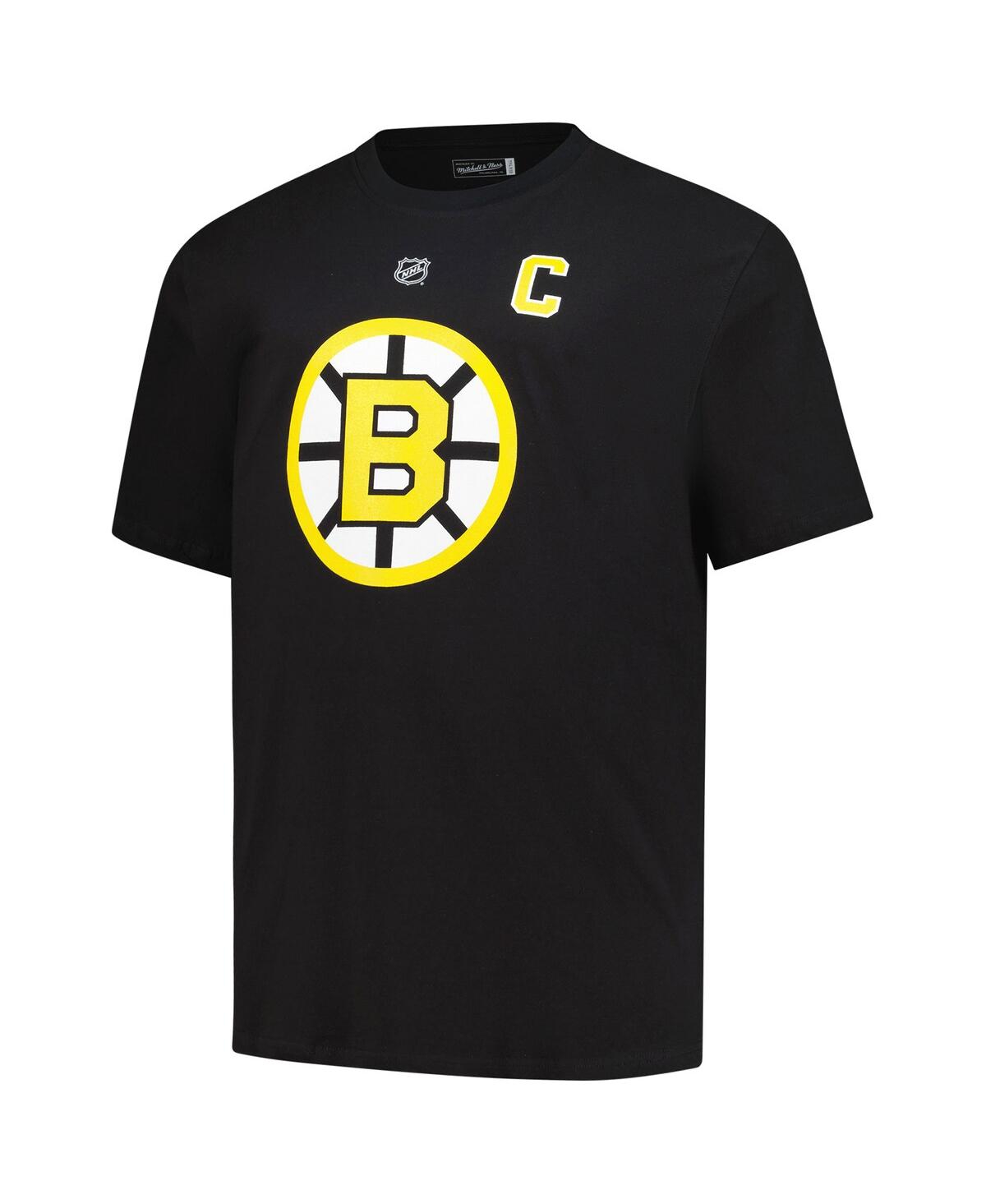 Mitchell & Ness Men's Ray Bourque Black Boston Bruins Big Tall Name Number T-shirt In Black