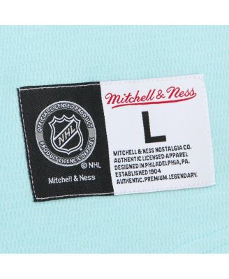 Men's Light Blue Seattle Kraken Thermal Henley Long Sleeve T-Shirt