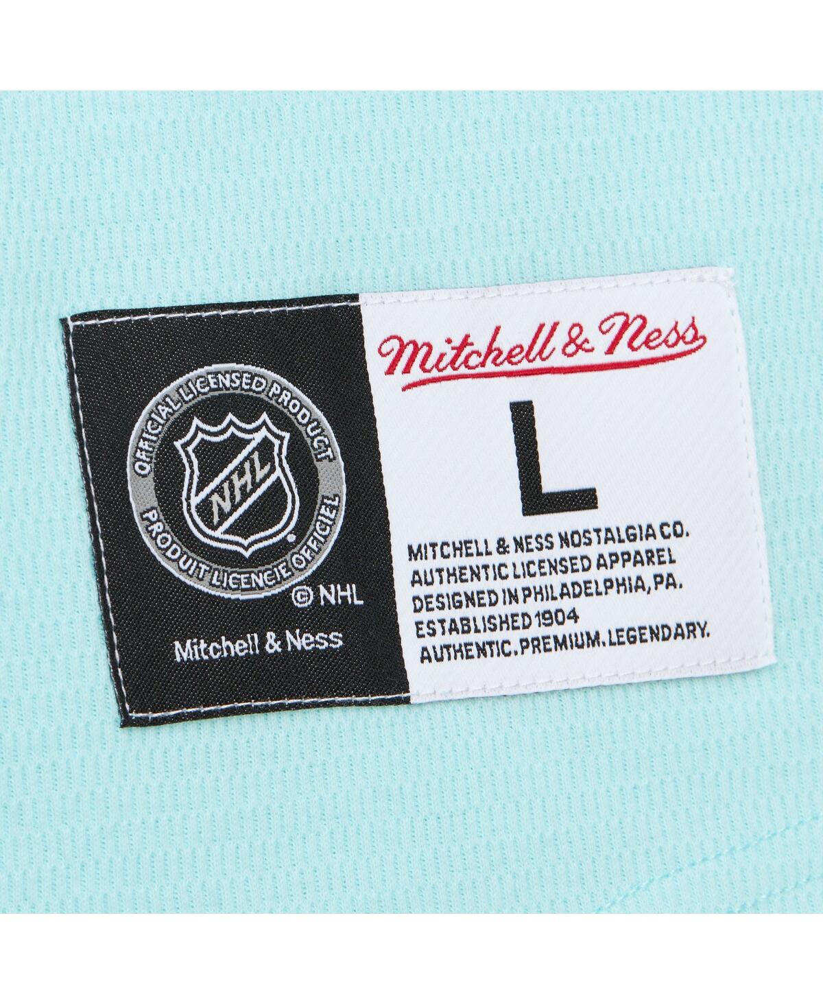 Mitchell & Ness Men's Light Blue Seattle Kraken Thermal Henley Long Sleeve T-Shirt