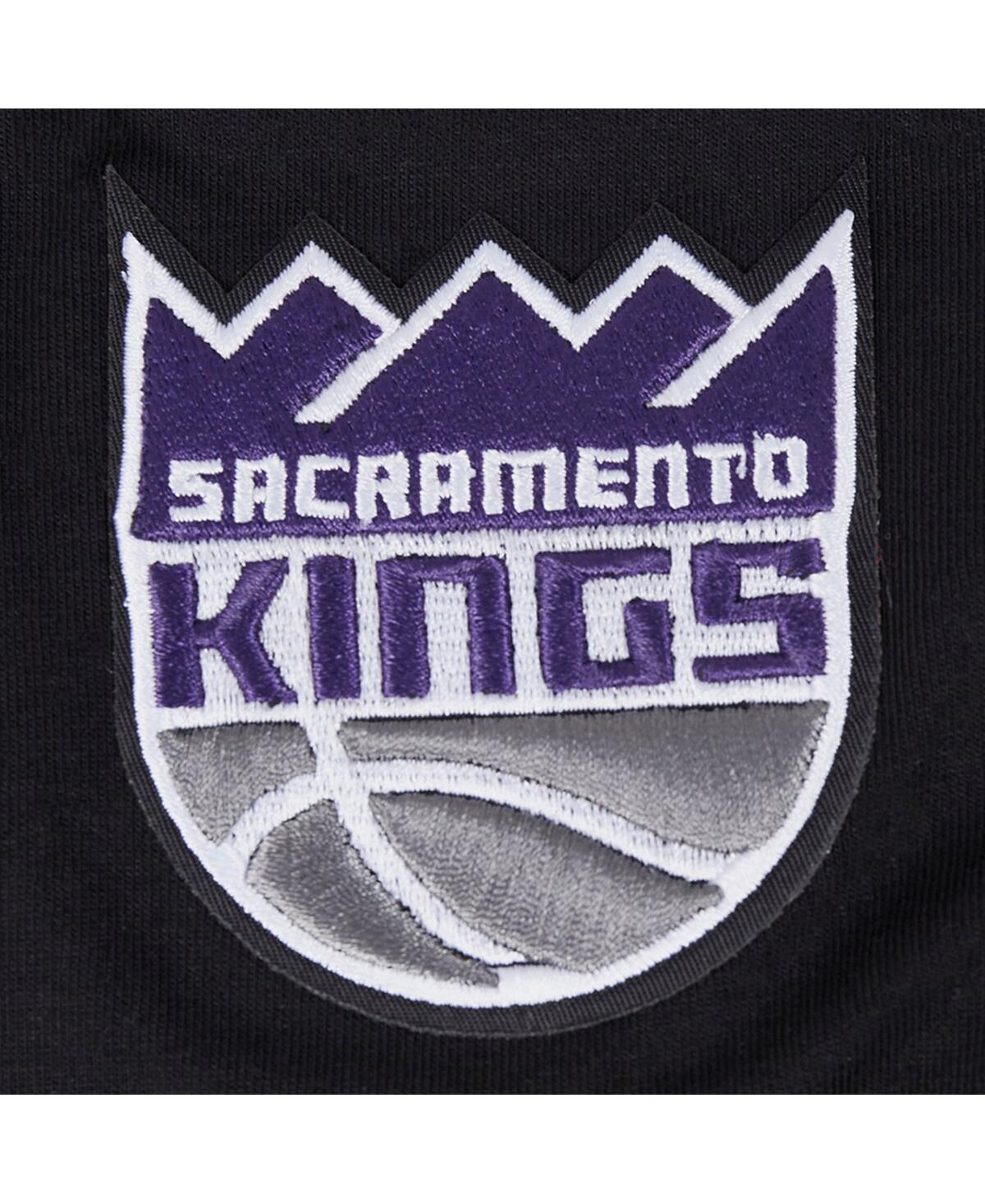 Pro Standard Women's Black Sacramento Kings Paint The City Tri-blend Jersey Leggings In Black
