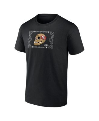Men's Black San Francisco 49ers Sugar Skull T-Shirt