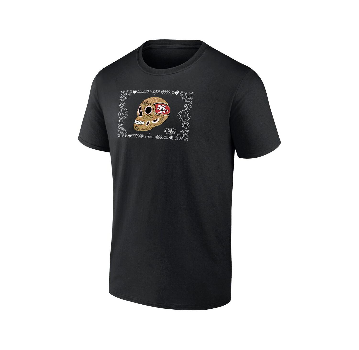 Men's Black San Francisco 49ers Sugar Skull T-Shirt