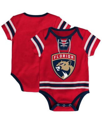 Outerstuff - Baby Boys and Girls Red Florida Panthers Hockey Jersey Bodysuit