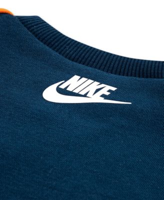 Baby Boys 2-Piece PE Crewneck Sweatshirt and Pants Set