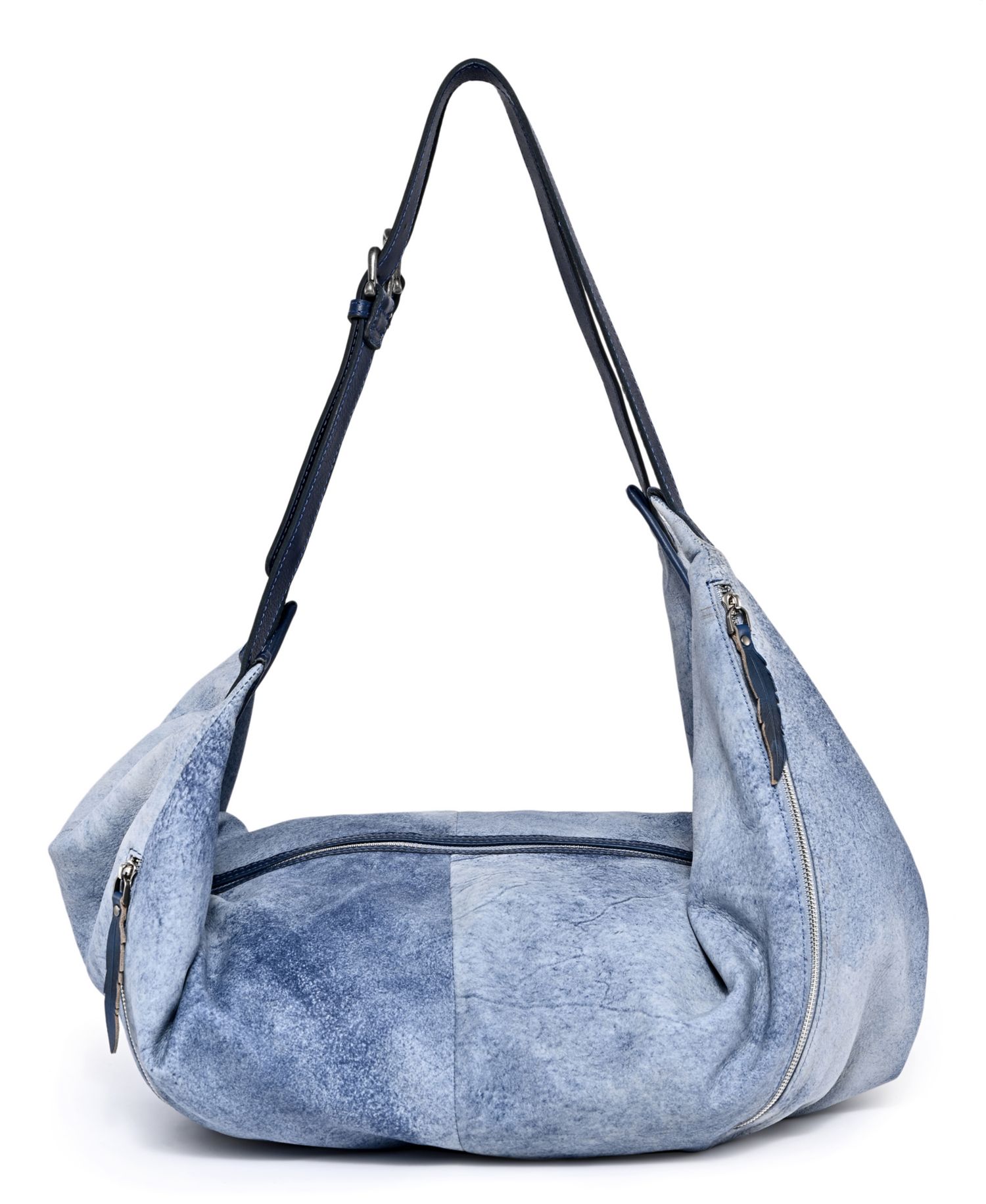 Dorado Extra-Large Lamb Leather Convertible Hobo Backpack