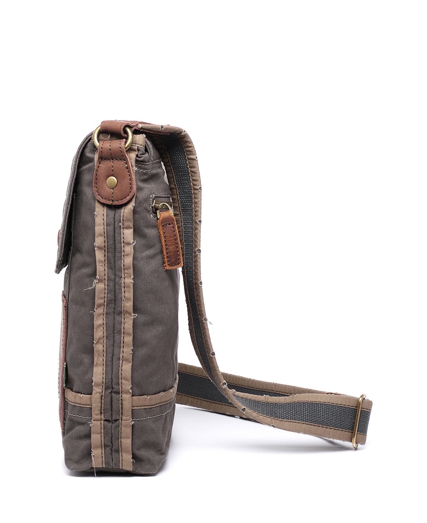 Женская сумка TSD BRAND Lake Toya Crossbody, цвет: Серый — фото 6