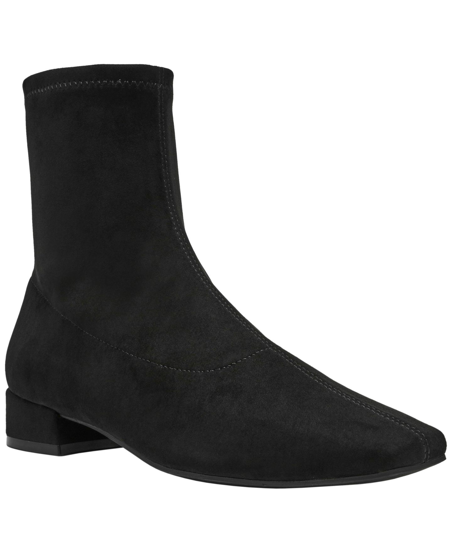 Женские ботинки Anne Klein Russ Block Heel Booties, цвет: Чёрный — фото 1