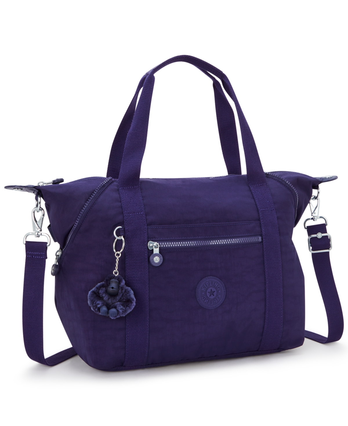 Kipling Art Medium Tote Bag In Blue