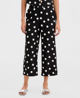 Women's Dot Culotte Pants, Macy's Exclusive