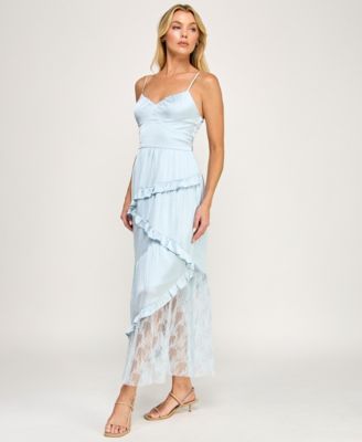Juniors' Sleeveless Maxi Dress