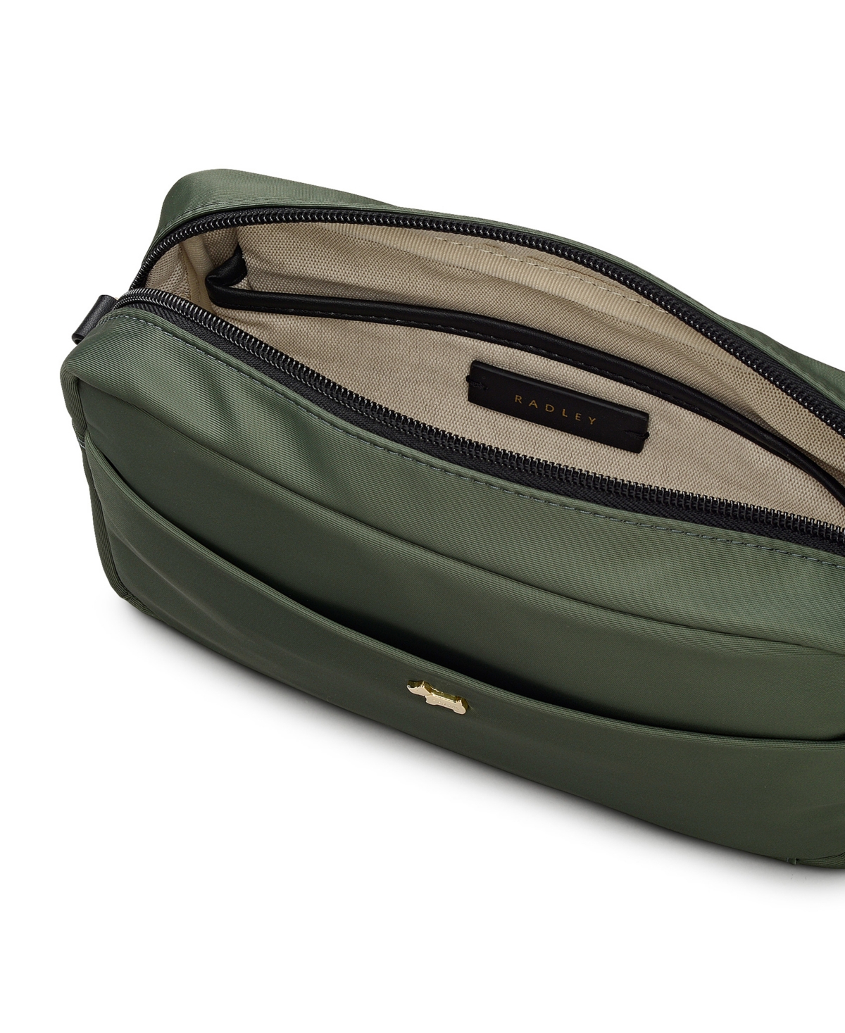 Radley London Grove Close Responsible Small Zip Top Crossbody Bag In Green