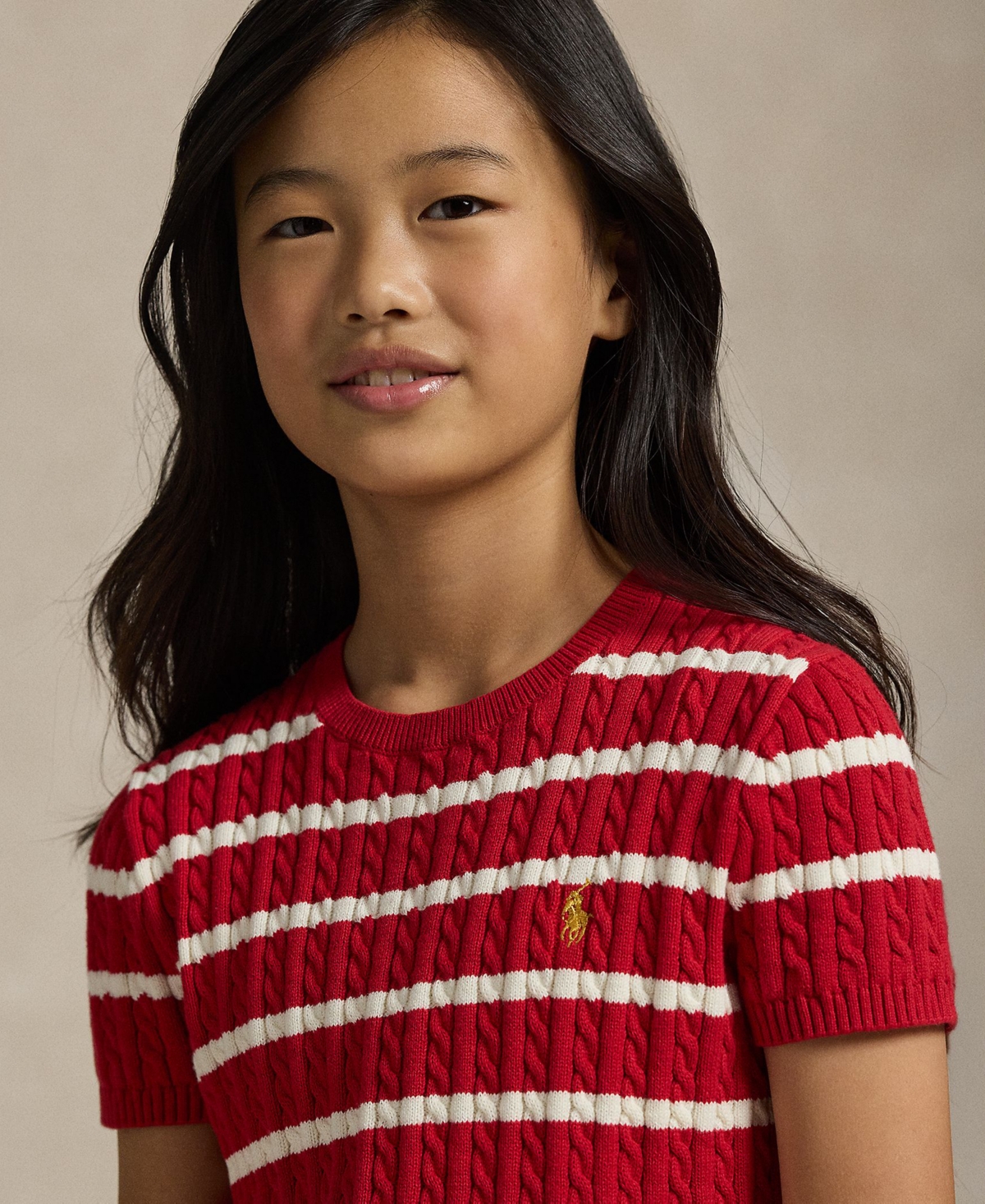 Polo Ralph Lauren Girls 7-16 2-Piece Lunar New Year Sweater and Skirt Set