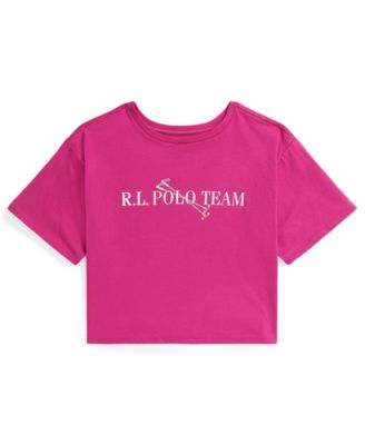 Polo Ralph Lauren - Girls 7-16 Graphic Printed Boxy Short-Sleeve T-Shirt