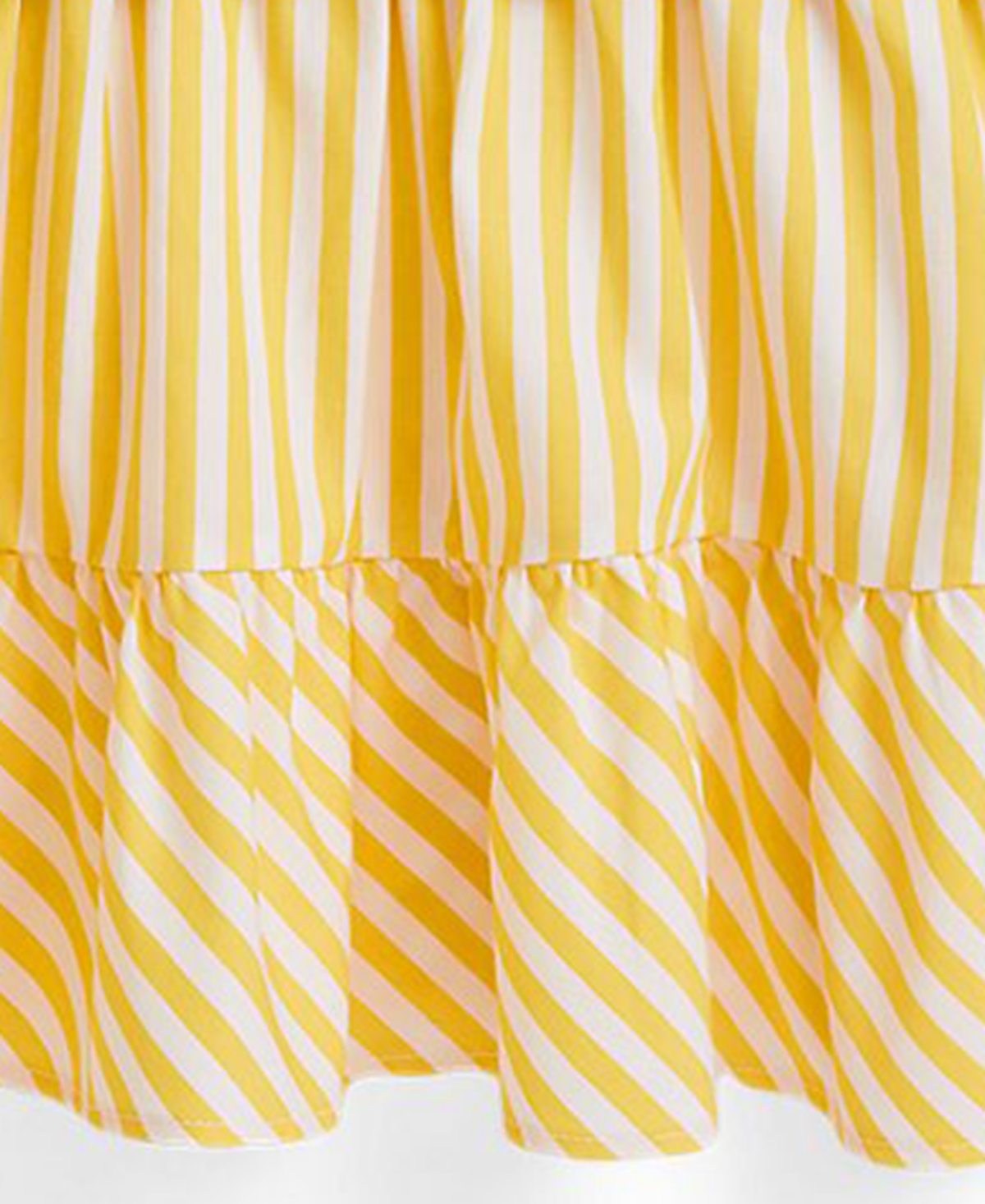 Polo Ralph Lauren Ralph Lauren Striped-skirt Loopback Fleece Dress In Yellow