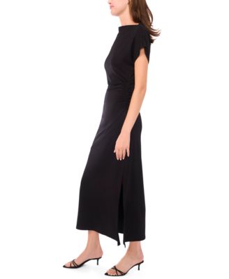 Women's Boat Neck Dolman Sleeve Dress