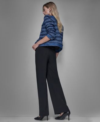 Women's Denim Tweed Crewneck Jacket