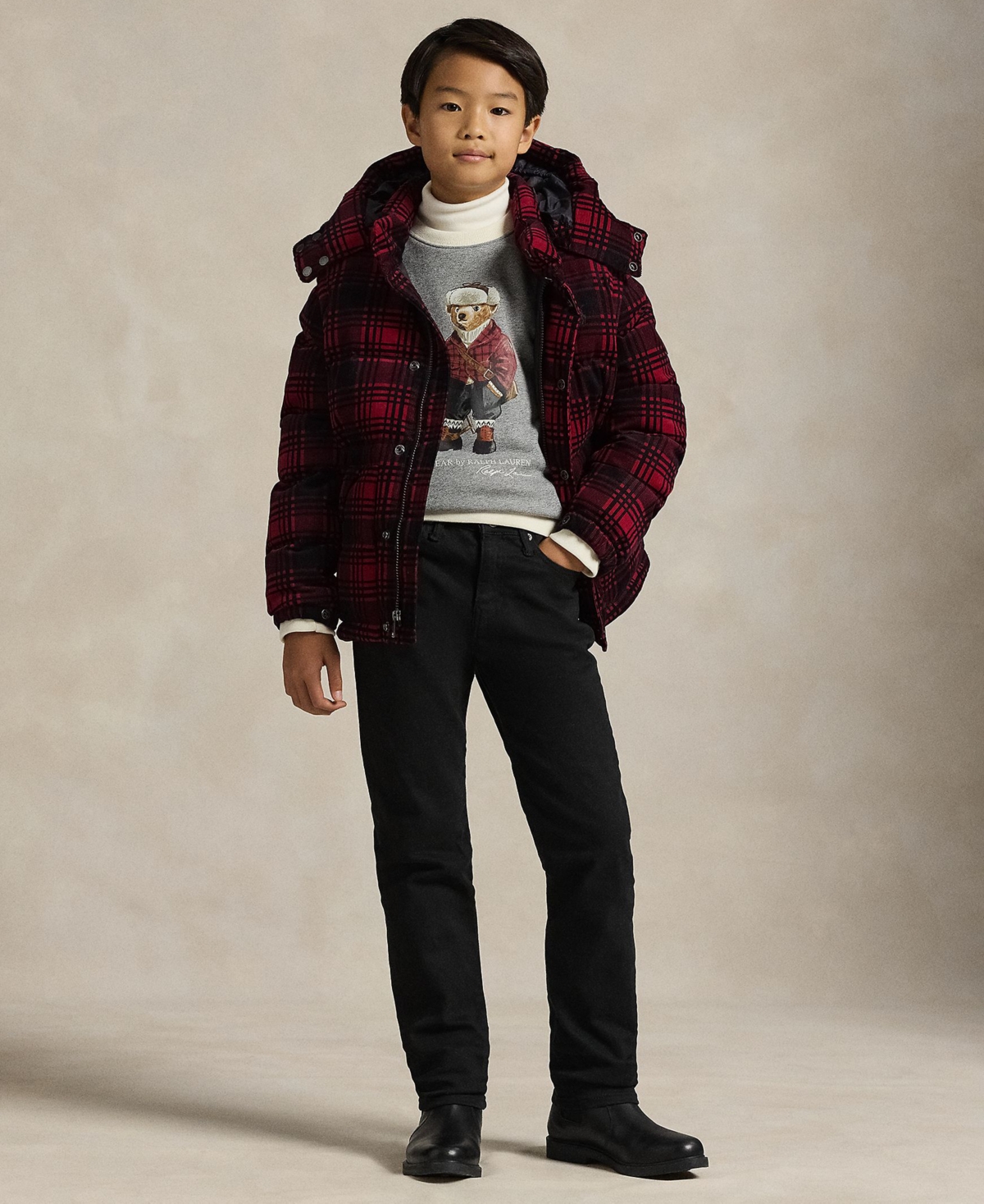 Polo Ralph Lauren Big Boys Bear Fleece Sweatshirt