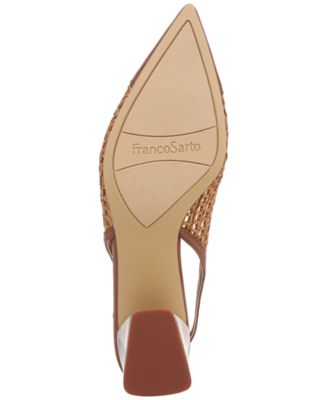 Women's Racer Pointed Toe Slingback Shoes