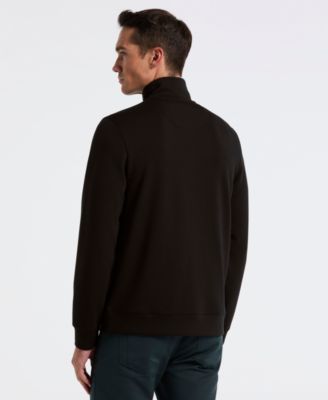 Men's Neoprene Quarter-Zip Long-Sleeve Sweater