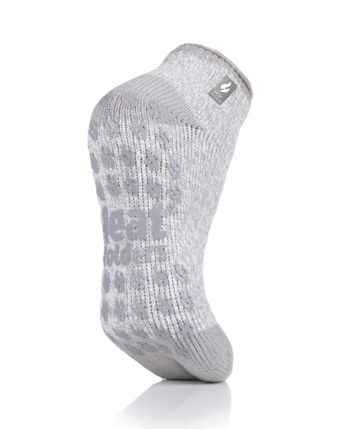 Heat Holders Twist Ankle Slipper Socks In Gray