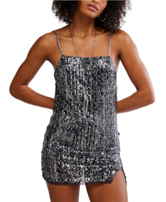 Free People - Women's Midnight Kiss Mini Slip Dress