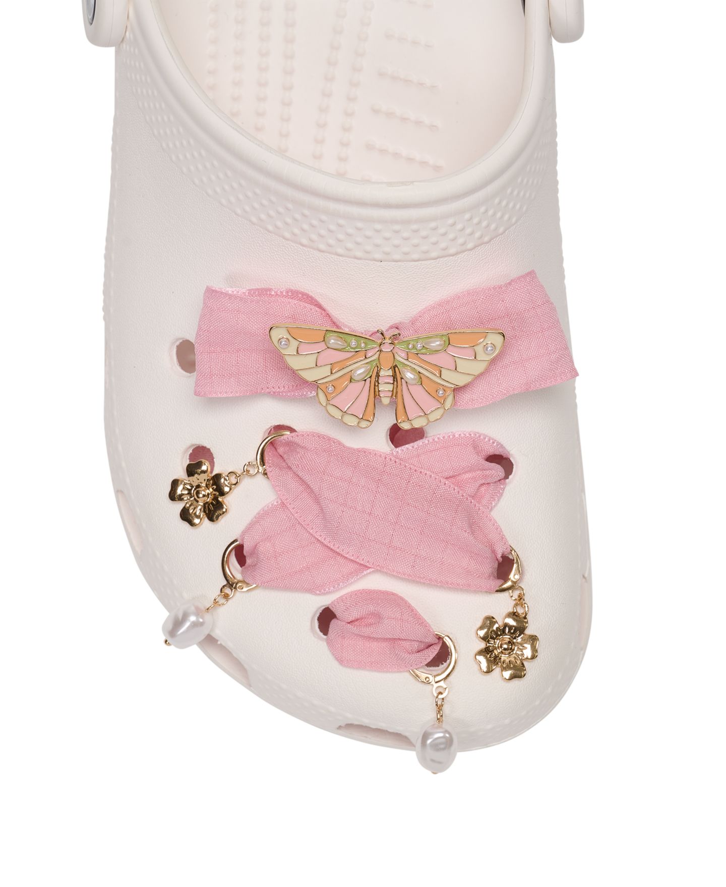 Аксессуары Crocs Jibbitz Laces and Butterfly Charms Kit, цвет: Разноцветный — фото 7