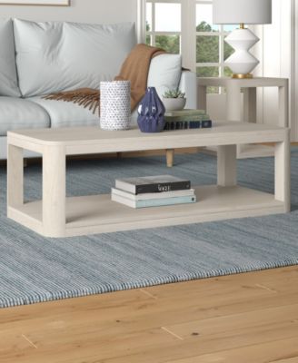 Stellan 47" Wood Wide Rectangular Coffee Table