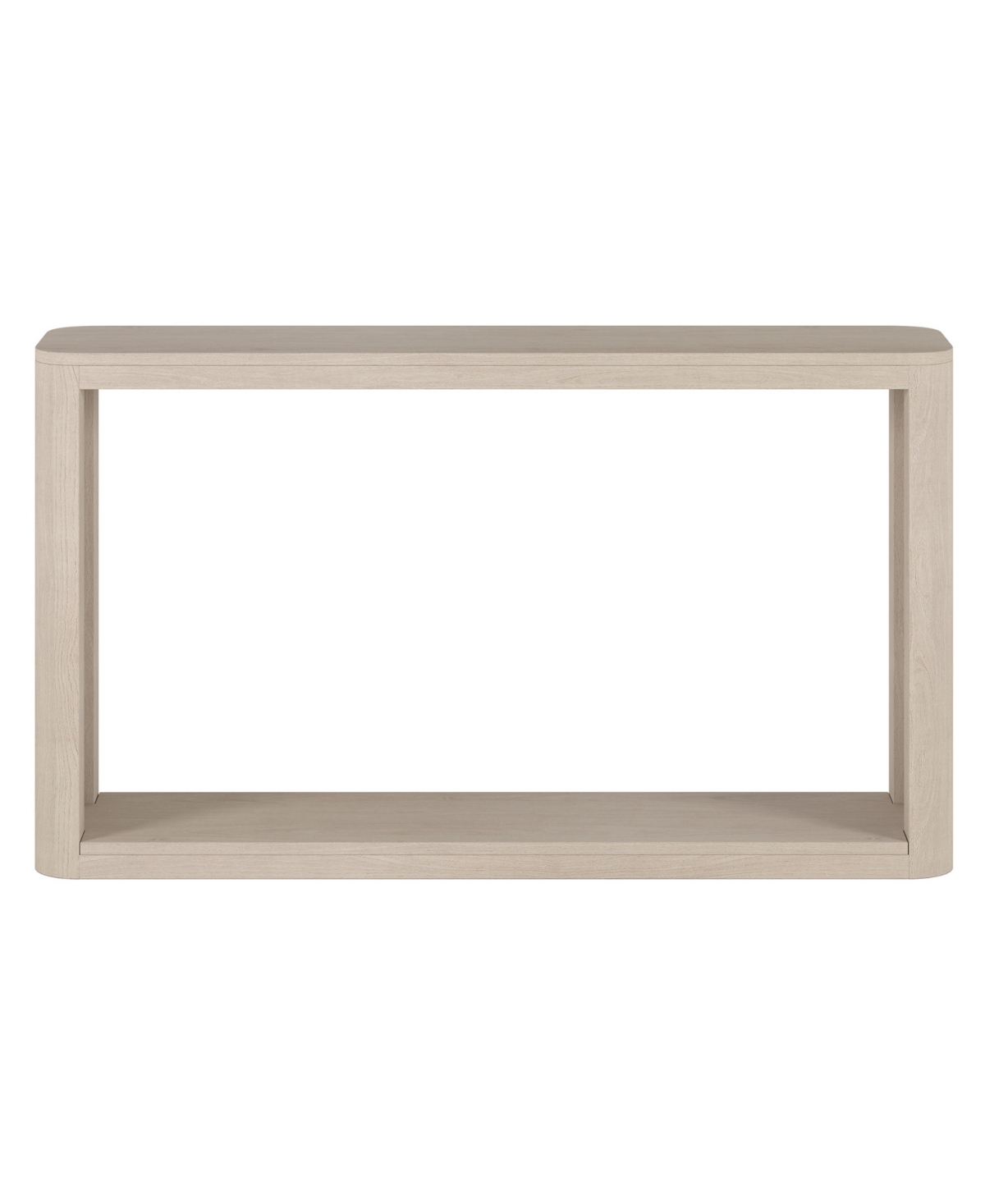 Hudson & Canal Kellan 52" Wood Wide Rectangular Console Table