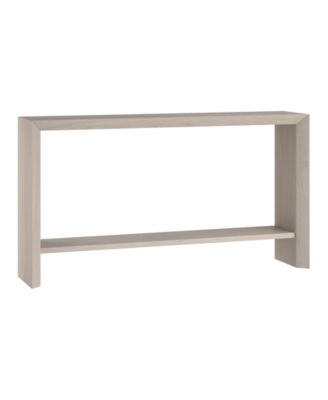 Osman 55" Wood Wide Rectangular Console Table
