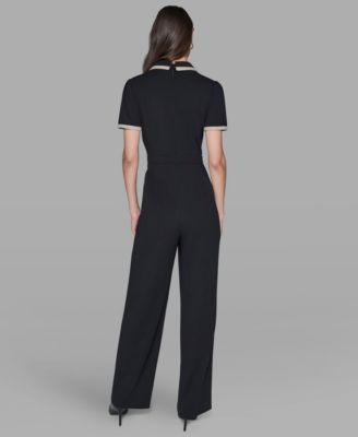 Women's Collared Jumpsuit