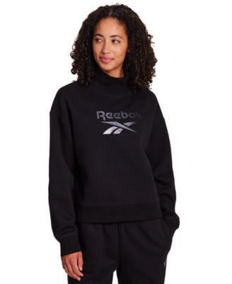 Women's Medium Vector Mock Neck Sweatshirt