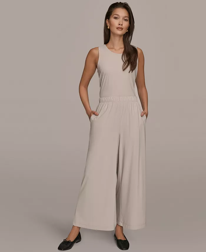 Women's 4-way Stretch Knit Mid Rise Ankle Pants - thumbnail 8
