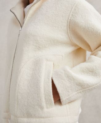 Women's Darrion Wool Felted Funnel-Neck Jacket