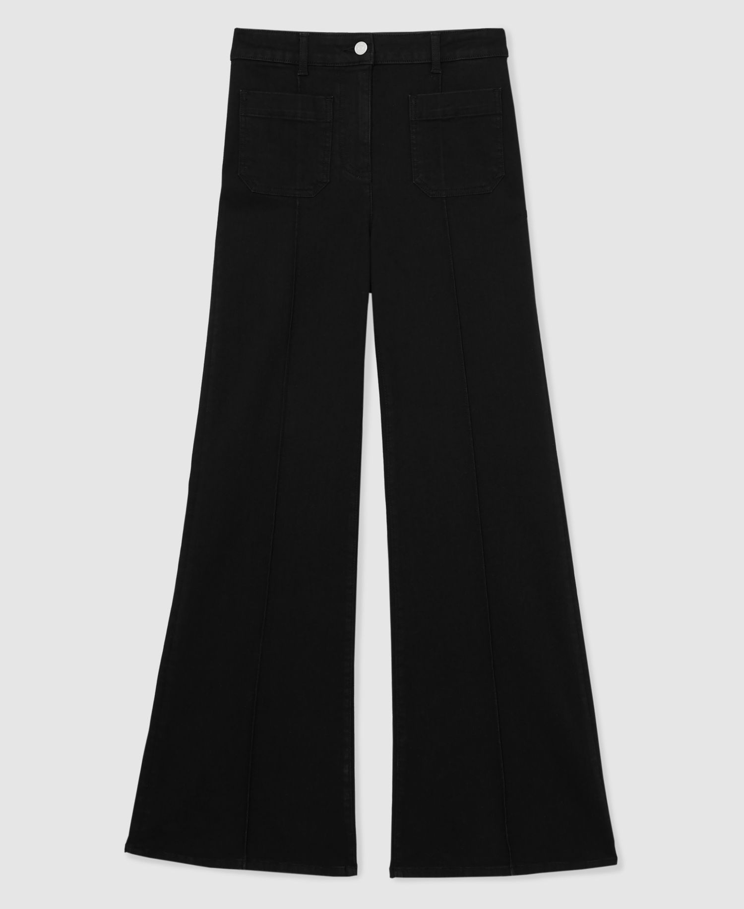 Women's Sakura Patch-Pocket Flare-Leg Jeans
