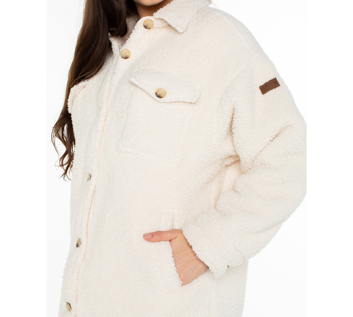 Roxy Women's Overlander Solid Button-Up Jacket