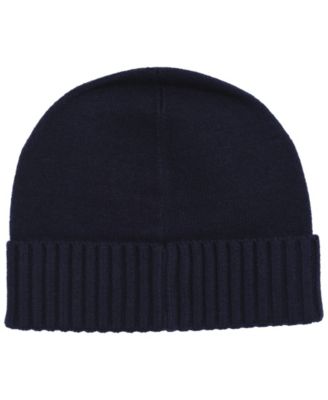 Crest Knit Beanie Hat