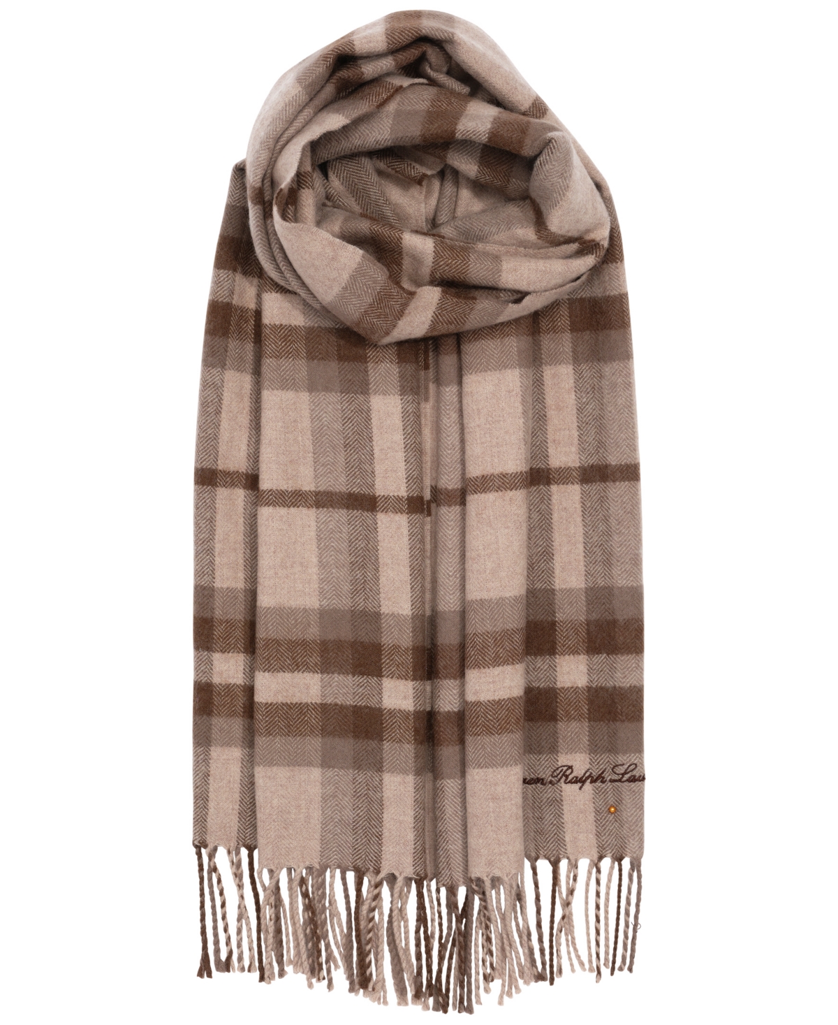 Lauren Ralph Lauren Wool Plaid Scarf