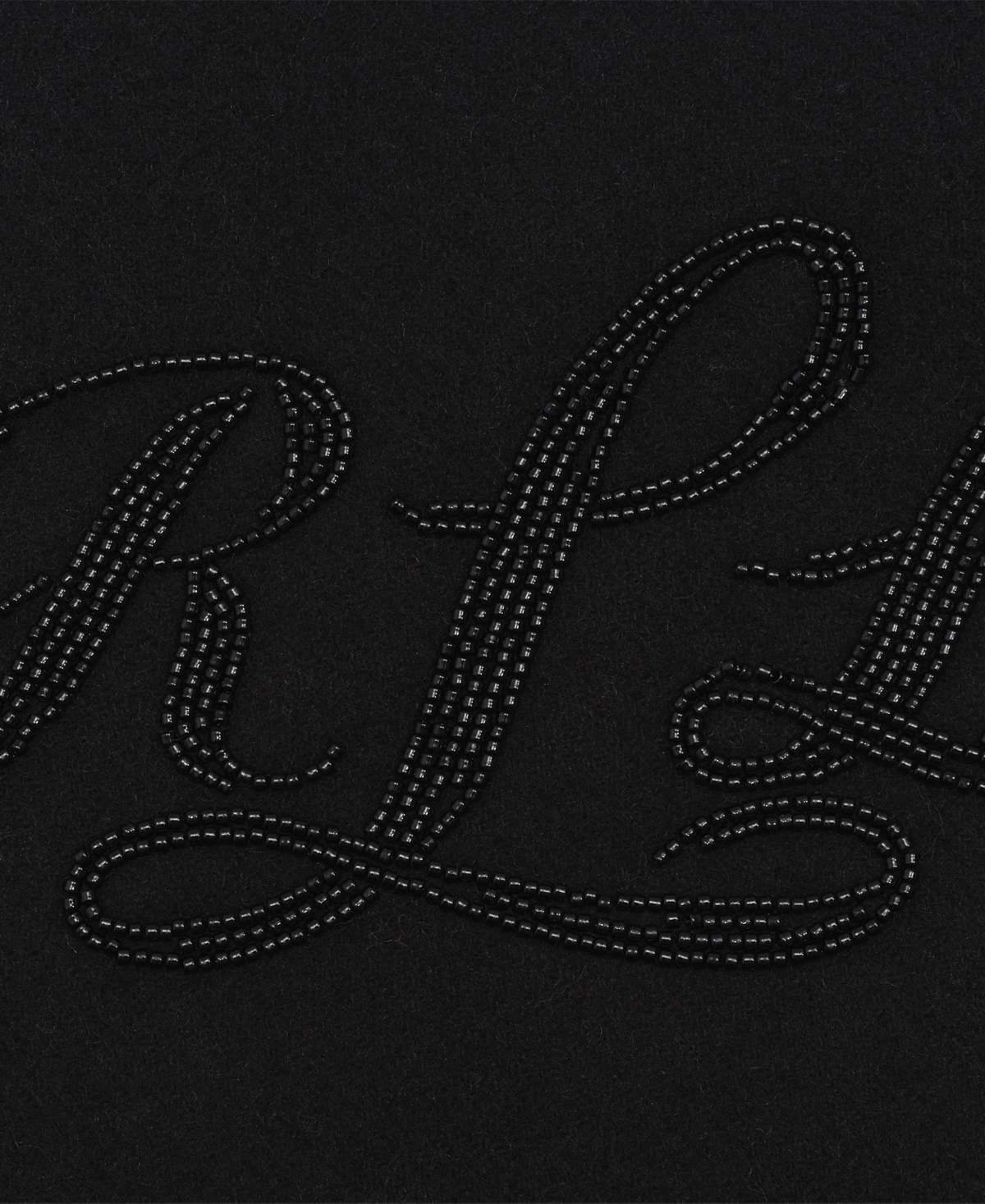 Lauren Ralph Beaded Logo Scarf