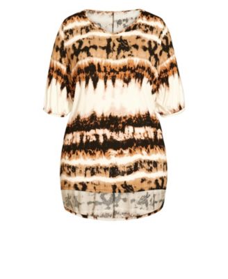 Women's Plus Size Leila Print Top