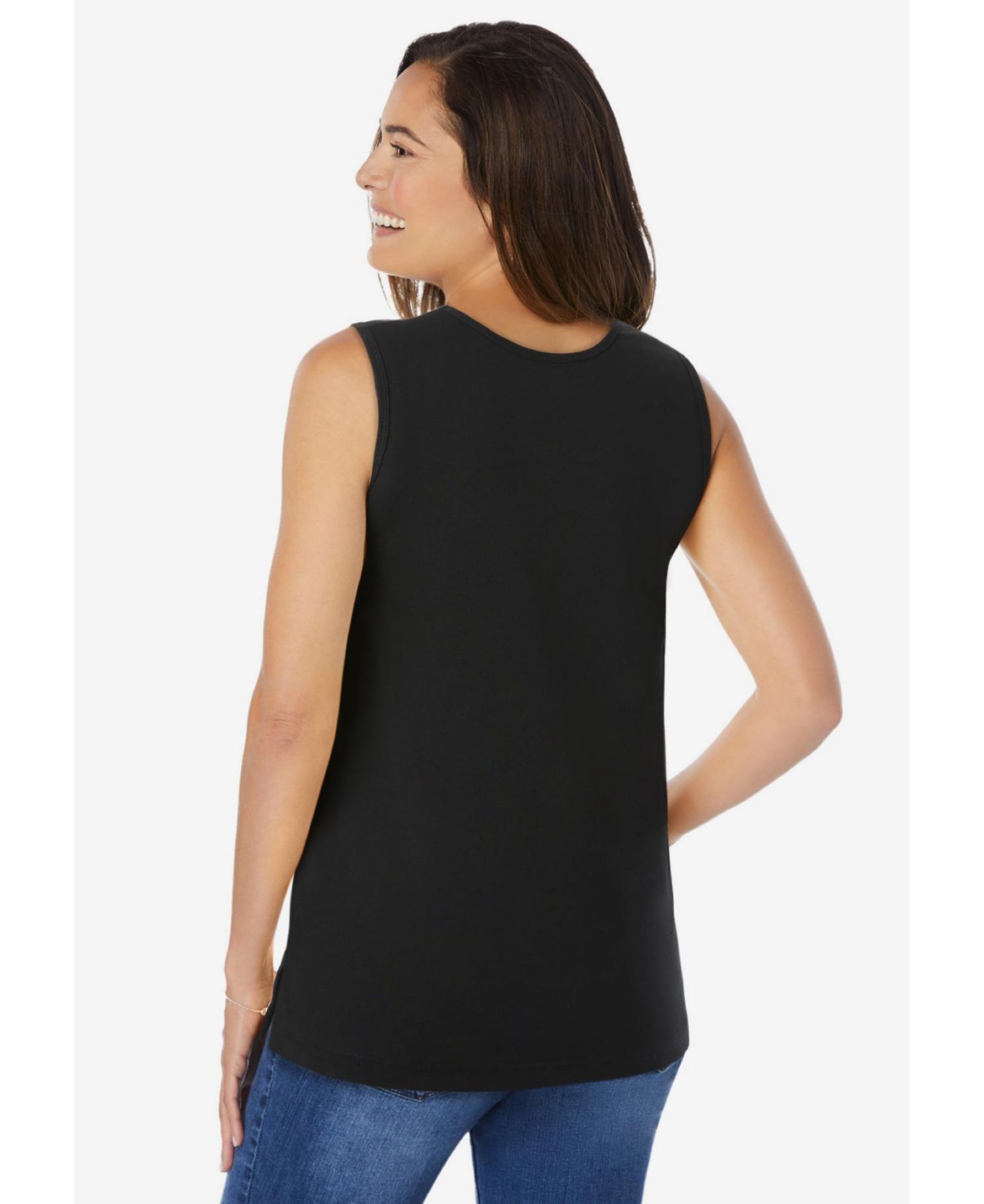 Plus Size Perfect Scoopneck Tank Top