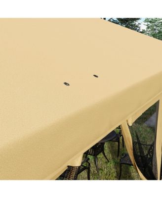 10' x 20' Pop Up Canopy with 6 Sidewall Mesh Nettings,