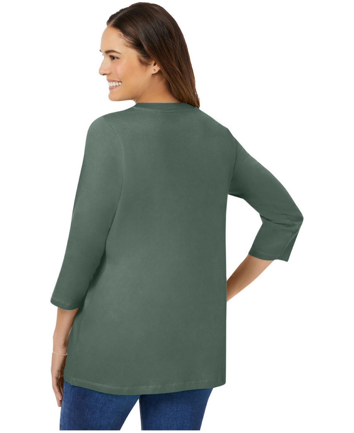 Women's Within Pintucked Button Down Gauze Shirt