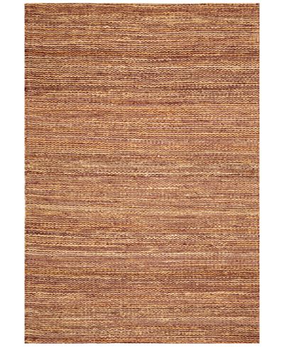 D Style Natural Jute Eggplant Area Rugs