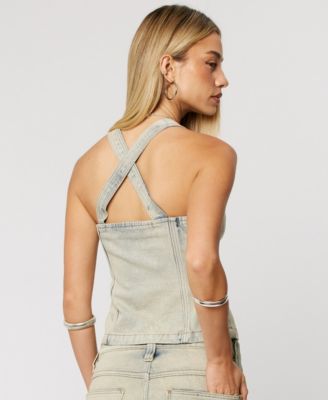 Women's Downtown Sleeveless Square Neck Top