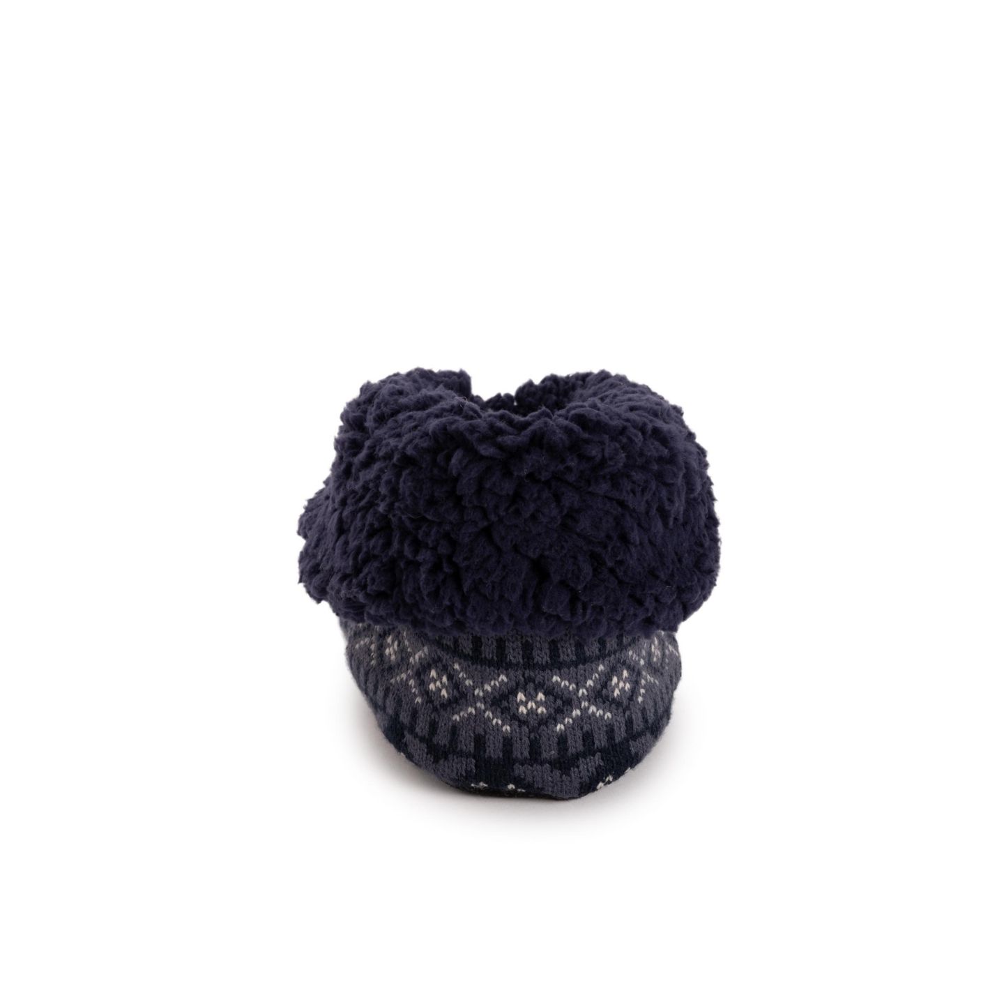 Мужские тапочки MUK LUKS Knit Bootie Slipper, цвет: Синий — фото 8